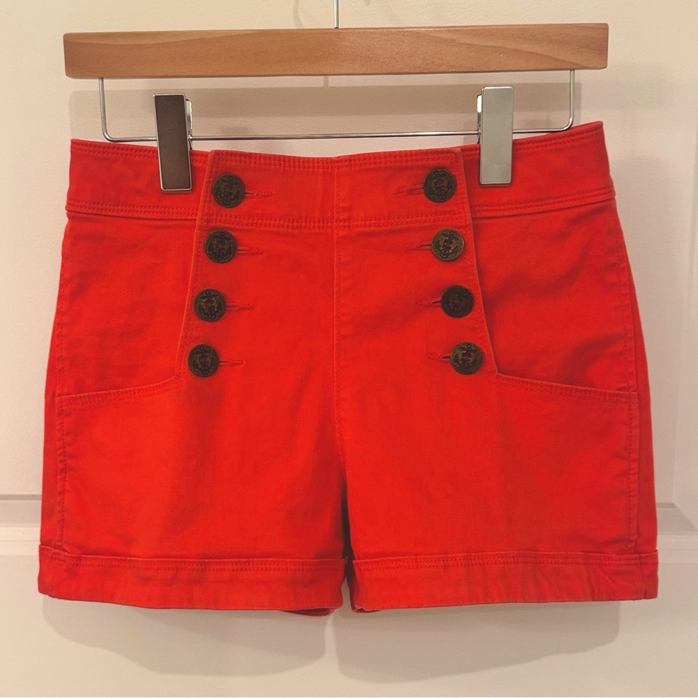 EXPRESS Red Orange Sailor Shorts Size 2